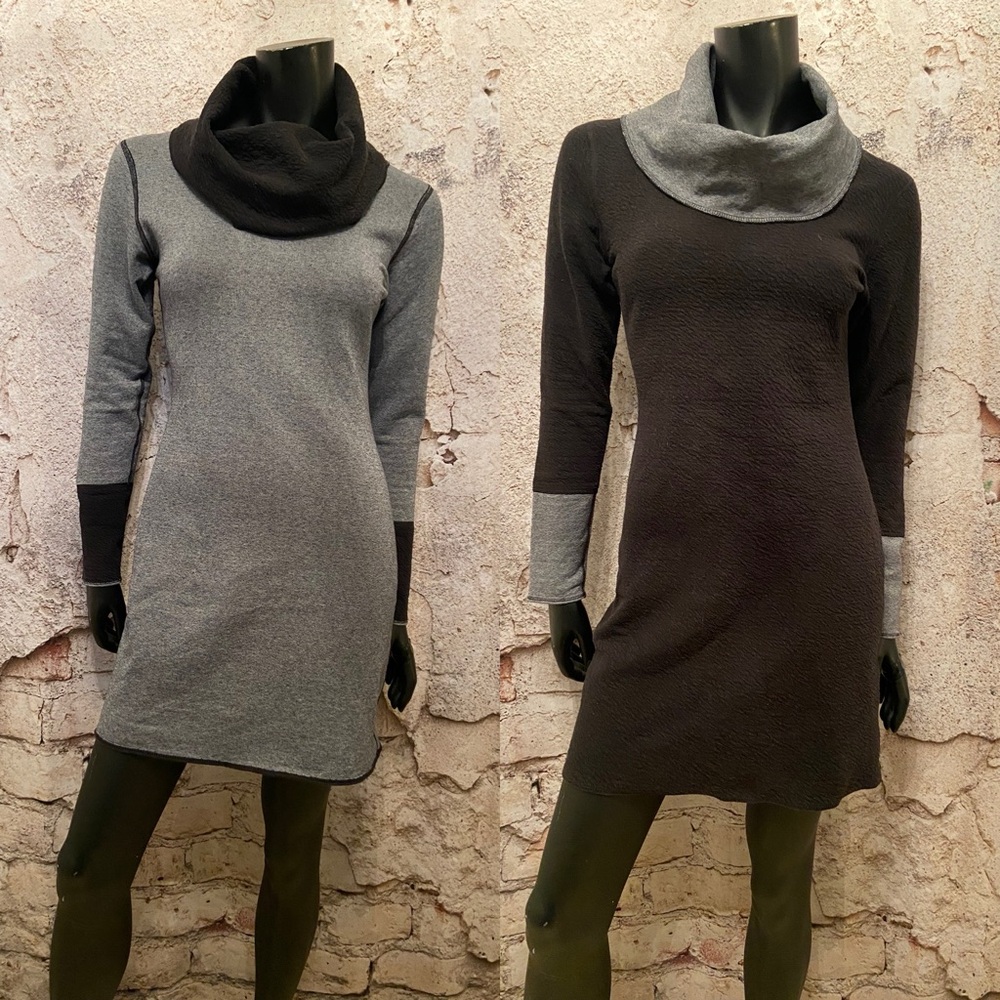 Columbia Reversible Cowl Neck Dress